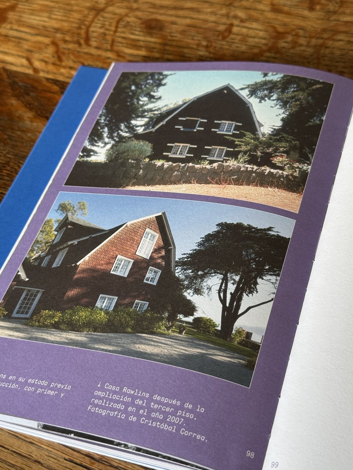 Libro azul de Papudo, casa Rawlins